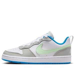 Nike GS Court Borough Low Recraft Light Iron Blue Green - DV5456-500 NWT